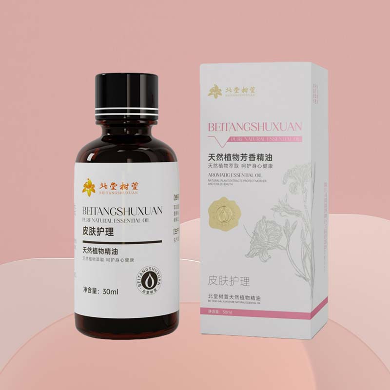 Óleos essenciais de aromaterapia para cuidados com a pele